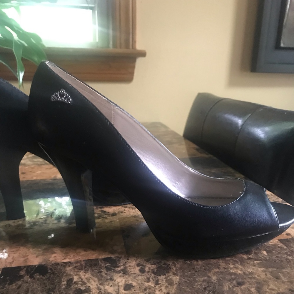 Fergalicious peep toe heels - only wore once.